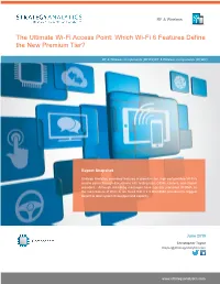 Which Wi-Fi 6 Features Define the New Premium Tier?