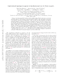 Arxiv:2007.01714V1 [Cond-Mat.Str-El] 3 Jul 2020