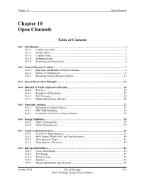 Chapter 10 Open Channels