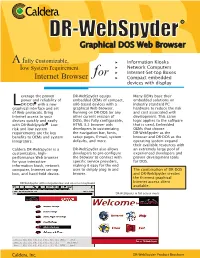 DR-Webspyder R Graphicaldos Web Browser