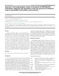 Orthoptera: Tetrigidae) with Description of Two New Species and Additional Notes on Lamellitettix, Probolotettix, and Scelimena