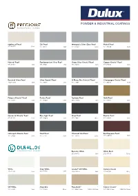 Dulux Powders Colour Selector