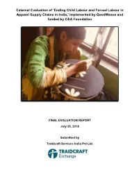Implemented by Goodweave and Funded by C&A Foundation