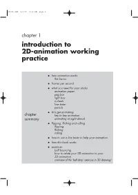 Introduction to 2D-Animation Working Practice