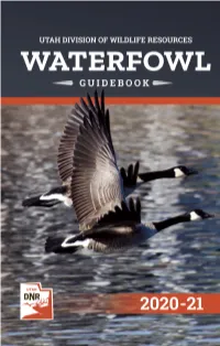 2020–2021 Utah Waterfowl Guidebook