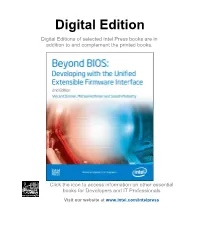 Beyond BIOS Developing with the Unified Extensible Firmware Interface