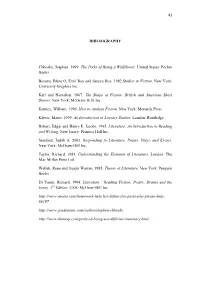 BIBLIOGRAPHY Chbosky, Stephen. 1999. the Perks of Being A