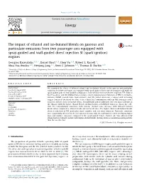 The Impact of Ethanol and Iso-Butanol Blends on Gaseous and Particulate