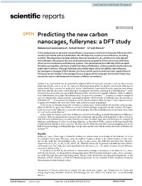 Predicting the New Carbon Nanocages, Fullerynes: a DFT Study Mohammad Qasemnazhand1, Farhad Khoeini1* & Farah Marsusi2