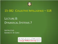 Lecture 8: Dynamical Systems 7