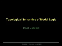 Modal Logics of Subsets of the Real Line
