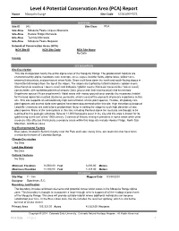 PCA) Report Name Mosquito Range Site Code S.USCOHP*375