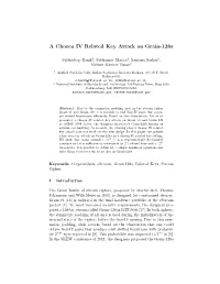 A Chosen IV Related Key Attack on Grain-128A