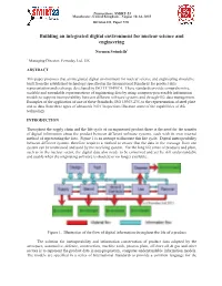 Building an Integrated Digital Environment for Nuclear Science and Engineering