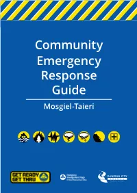 Community Emergency Response Guide Mosgiel-Taieri