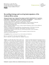 Reconciling Drainage and Receiving Basin Signatures of the Godavari River System