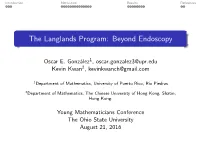 The Langlands Program: Beyond Endoscopy