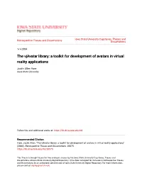 The Vjavatar Library: a Toolkit for Development of Avatars in Virtual Reality Applications