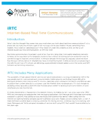 A Framework for Real-Time Communications