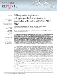 And Cell-Type-Specific Transcriptome Is Associated with Cell