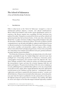 Downloaded from Brill.Com09/27/2021 07:51:31AM Via Free Access 2 Duve Scholars from Salamanca to Give Their Opinion on the Most Pressing Issues of the Time