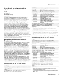 Applied Mathematics 1