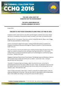 Help Make Kangaroo Island Feral Cat Free by 2020