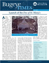 Launch of the Dee of St. Mary's