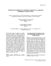 Predicting Student's Attributes from Their Physiological Response to An