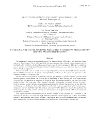 SPACE COMMUNICATIONS and NAVIGATION SYMPOSIUM (B2) Advanced Technologies (4)