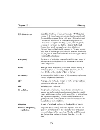 Chapter 27: Glossary