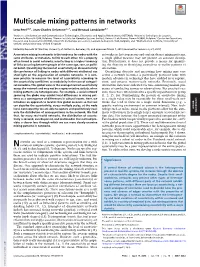 Multiscale Mixing Patterns in Networks
