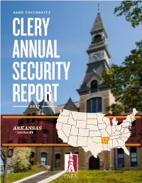 Park University Clery Annual Security Report