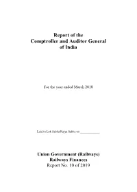 Report of the Comptroller and Auditor General of India