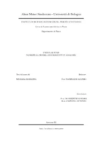 Undular Jump, Numerical Model and Sensitivity