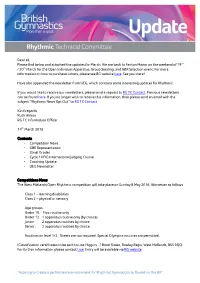 "Aspiring to Create a Performance Environment for Rhythmic Gymnastics to Flourish in the UK" Dear All, Please Find