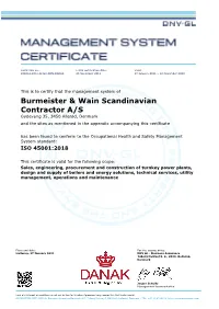 MSC Certificate
