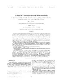 SCIAMACHY: Mission Objectives and Measurement Modes