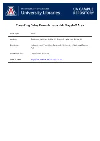 Tree-Ring Dates from Arizona HI