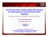 An Interoperable & Optimal Data Grid Solution For