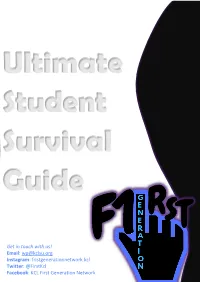 KCL First Generation Network 1 Contents Page