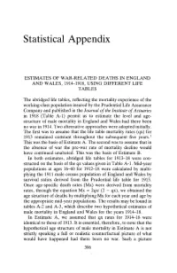 Statistical Appendix