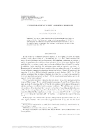 Interpolation in Nest Algebra Modules