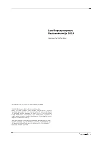 Leerlingenprognose Basisonderwijs 2019