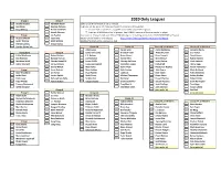 2020 Only PGA Groups Form.Xlsx