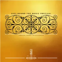 2021 Festival Program Book