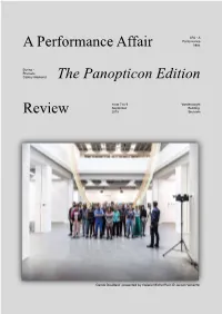A Performance Affair the Panopticon Edition Review