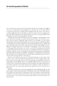 An Autobiographical Sketch