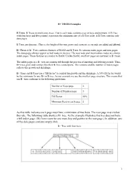 B+ TREES Examples