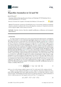 Hyperfine Anomalies in Gd and Nd